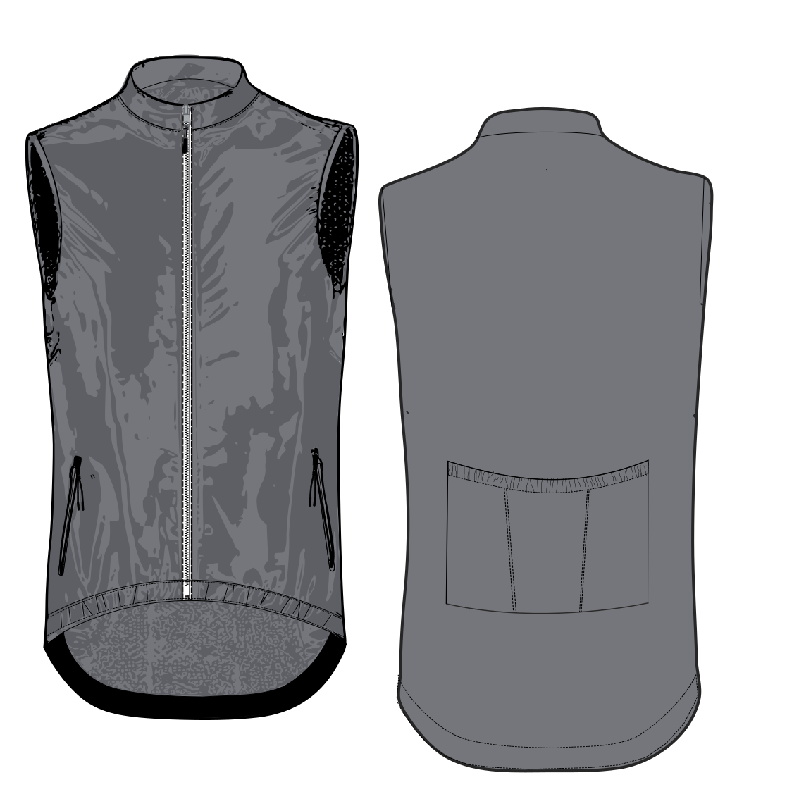 Fashion sewing patterns for cycling vest 9139